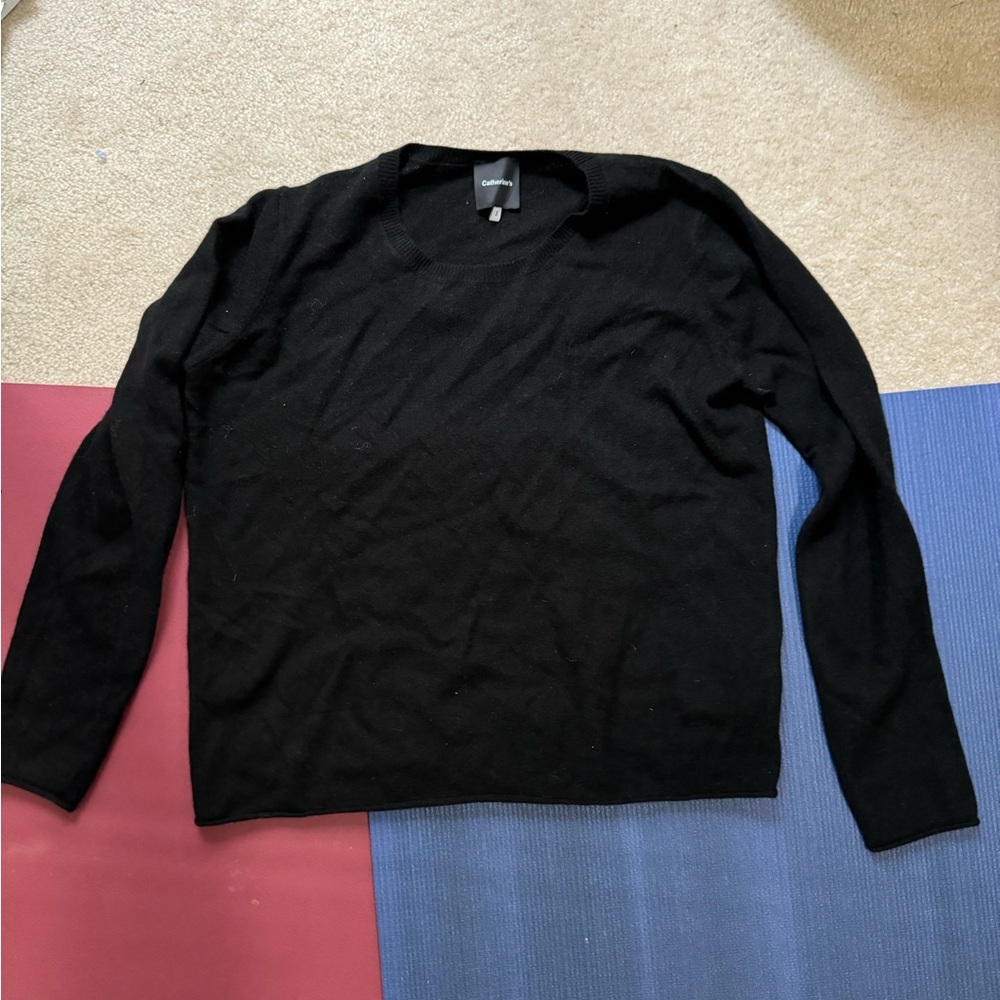Catherine’s 100% Cashmere Black Sweater Size 3 Large